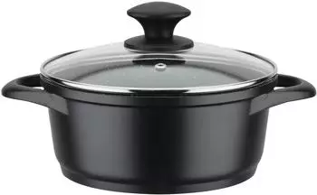 GSW Gourmet Granit Kochtopf 20 cm 2,3 l Aluguss Antihaft