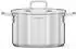 Hanseatic Daily Kochtopf 24 cm Silber Edelstahl Antihaft