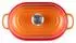 Le Creuset Brot Bräter oval Signature in ofenrot