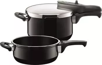WMF Silit Silargan Sicomatic T-Plus Schnellkochtopf-Set, 2-tlg. (3201014867)