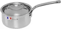 De Buyer 3746.16, De Buyer Affinity Kasserolle Edelstahl mit Deckel 16 cm