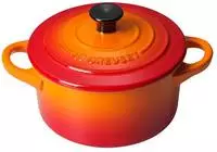 Le Creuset Mini-Cocotte 10 cm Ofenrot
