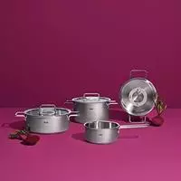 Fissler STIELKASSEROLLE Silber