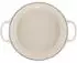 Le Creuset Gourmet-Profitopf Bräter aus Gusseisen rund 26cm 2.2l meringue (21180267164430)