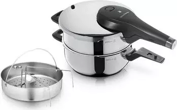 WMF Perfect Premium One Pot Schnellkochtopf-Set, 3-tlg. (1511007363)