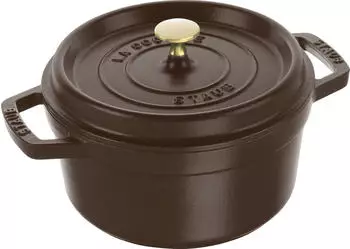 Zwilling Staub Cocotte Schmortopf rund 20cm 2.2l chocolate (1036380)