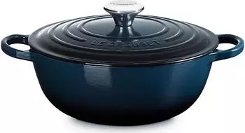 Le Creuset La Marmite Br&auml;ter aus Gusseisen rund 26cm 4.1l nuit (295626)