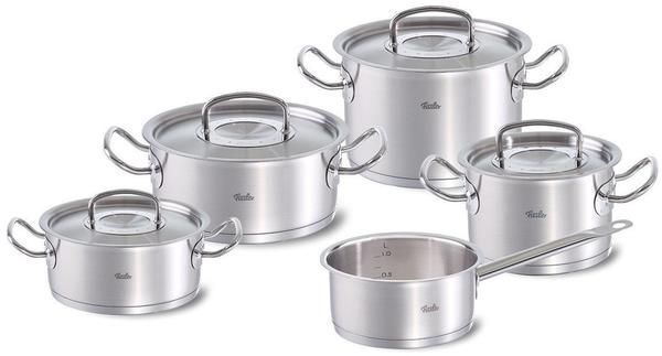 Fissler Original Profi Collection Topf-Set 5-tlg. 3 x Kochtopf + Bratentopf + Stielkasserolle