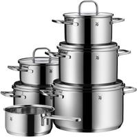 WMF Topf-Set "Inspiration Induktion, Kochtopf Set mit Glasdeckel" Set, 2x...