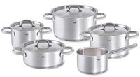 Fissler Topf-Set "Family Line" Set, 1 Bratentopf 20 cm, je 1 Kochtopf 16/20/24 cm, 1