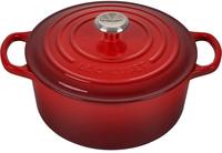 Le Creuset 21177220602430, Le Creuset Signature (Br&auml;ter + Schmortopf, Gusseisen, 22