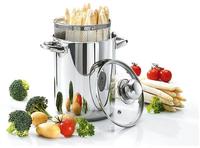 Kr&uuml;ger 3016E, KR&Uuml;GER Spargeltopf 3016 E | 16 cm Edelstahl | 4,2 L | Spaghettitopf