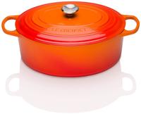 Le Creuset Br&auml;ter mit Deckel 35 cm Signature Kirschrot