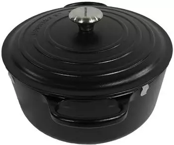 Le Creuset Signature Bräter 28 cm rund schwarz – Vom Herd direkt in den Backofen