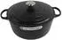 Le Creuset Signature Bräter 28 cm rund schwarz
