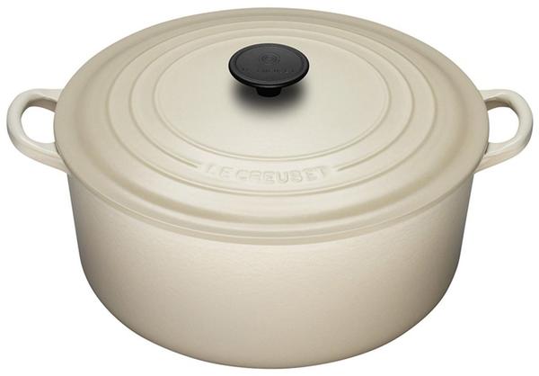 Le Creuset Tradition Bräter 24 cm rund creme