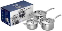 Le Creuset 99Q227283, Le Creuset 3-ply Profi Topfset 3-teilig