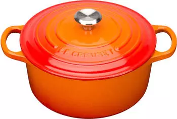 Le Creuset Signature Br&auml;ter 24 cm rund ofenrot