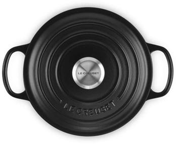 Le Creuset Signature Bräter rund 18 cm schwarz – Le Creuset Signature Bräter rund 18 cm schwarz: Ein Allrounder für Ihre Küche
