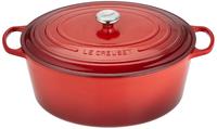 Le Creuset 21178270602430, Le Creuset Br&auml;ter oval Signature 40 cm Kirschrot - 33 bis