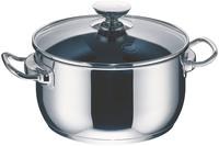 Berndes 59043, BERNDES Kochtopf Bratentopf NEW ROMA 16 cm 1,6 Liter mit Glasdeckel