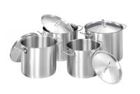 Bartscher Kochtopf-Set T4; silber