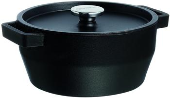 Pyrex Slow Cook Schmortopf 28 cm rund schwarz