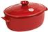 Emile Henry Cocotte Flame oval 31 cm rot