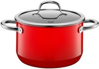 Silit Fleischtopf "Passion red, Kochtopf Induktion schneid- und kratzfest" Silargan