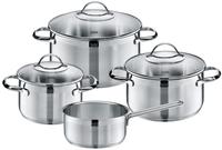 Silit Topf-Set "Achat" Set, 7 Stk. tlg. Edelstahl 18/10