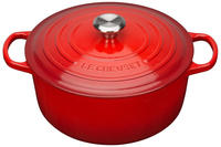 Le Creuset Signature-Serie runder Gusseisenbr&auml;ter mit Deckel - 26 cm - 5,5 l -...