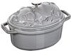 Staub Cocotte Schwein 17 cm grafitgrau