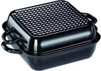 Riess Bratpfanne mit Deckel Profi; 2.6 l, 33x25.7x26x11.7 cm (LxBx&Oslash;xH); schwarz
