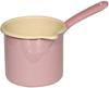 Riess 0040-006, Riess Schnabeltopf Emaille Topf Pastell Rosa 12cm