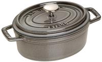 Staub 1101718, Staub: Ovale Cocotte, 17cm, Grafitgrau