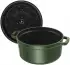 Staub Bratentopf 28 cm rund basilikumgrün