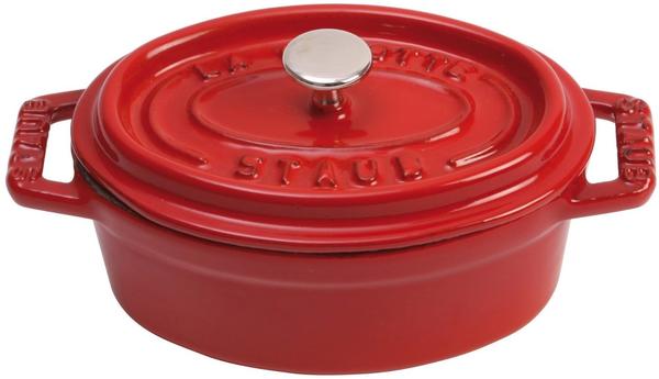 Staub Mini Cocotte oval 11 cm kirschrot