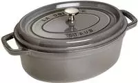 Staub 1003931, Staub La Cocotte 29cm oval Graphit-grau, Gusseisen
