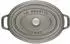 Staub Bratentopf 29 x 23 cm oval graphitgrau