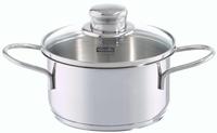 Fissler Kochtopf H&auml;ppchentopf, 0,6 Liter, induktionsgeeignet, aus Edelstahl, 12 x 11