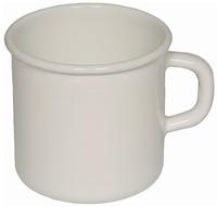 Riess 0221-033, Riess Classic Wei&szlig; Becher / Topf mit B&ouml;rdel 8 cm / 0,375 L -