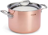 De Buyer 6243.24, De Buyer Prima Matera Bratentopf Kupfer/Edels. hoch 24cm ind.