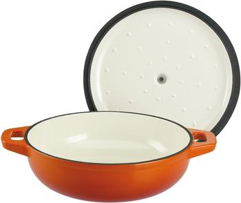 GSW Gusseisen Schmortopf 30 cm orange schadow – GSW Gusseisen Schmortopf 30 cm orange schadow - Kulinarische Meisterwerke zaubern