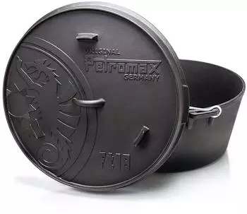 Petromax Feuertopf ft18 (ohne Füße) – Entdecken Sie die Vielseitigkeit des Kochens im Freien