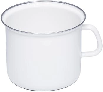 Riess Hoher Topf mit Chromrand &Oslash;16cm 2 Liter Classic Weiss
