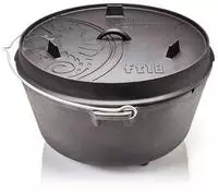 Petromax ft18 Dutch Oven Gusseisen 16,1 Liter - Camping-T&ouml;pfe schwarz