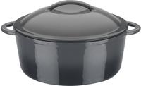 GSW Gusseisen Kochtopf Grey Shadow 24 x 10cm, induktionsgeeignet, backofengeeignet