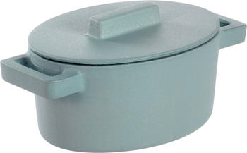 Sambonet Kasserolle oval mit Deckel 13 x 10 cm grau (51638Z13)