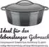 GSW Gusseisen Bräter 33 x 25 cm grau