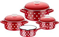 GSW Topf-Set Set, je 1 Kochtopf &Oslash; 16/20/24 cm, 1x Stielkasserolle &Oslash; 16 cm, 7 Stk.